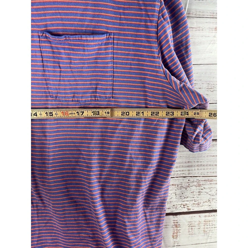 Ralph Lauren Polo Golf Men's Striped Shirt 100% Pima Cotton Short Sleeve XL